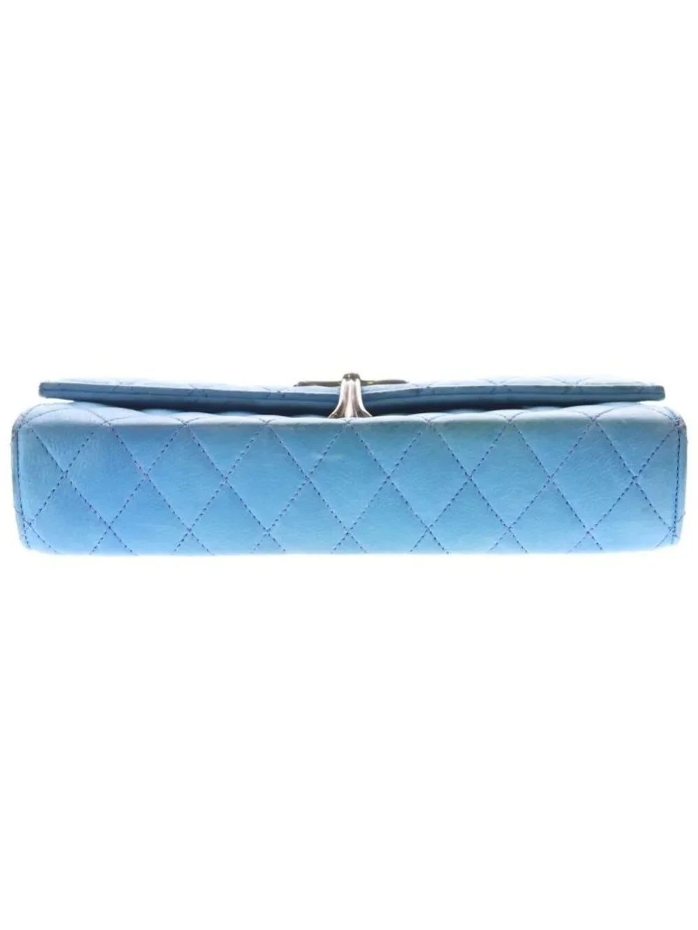 Chrome Hearts Dinner LG CH Cross Leather Clutch with Cloth